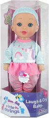 Кукла смеющаяся и плачущая, 24 см цена и информация | Игрушки для девочек | kaup24.ee