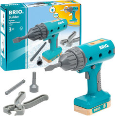 BRIO Builder 34600 - Builder Power tööriist цена и информация | Развивающий мелкую моторику - кинетический песок KeyCraft NV215 (80 г) детям от 3+ лет, бежевый | kaup24.ee