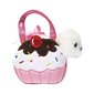 Pehme kott Kutsikas Cupcake Aurora Fancy Pals, 20 cm hind ja info | Pehmed mänguasjad | kaup24.ee