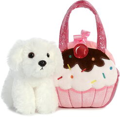 Pehme kott Kutsikas Cupcake Aurora Fancy Pals, 20 cm hind ja info | Pehmed mänguasjad | kaup24.ee