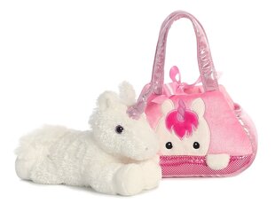 Плюшевая игрушка - единорог в сумке AURORA Fancy Pals, 20 см цена и информация | Мягкие игрушки | kaup24.ee