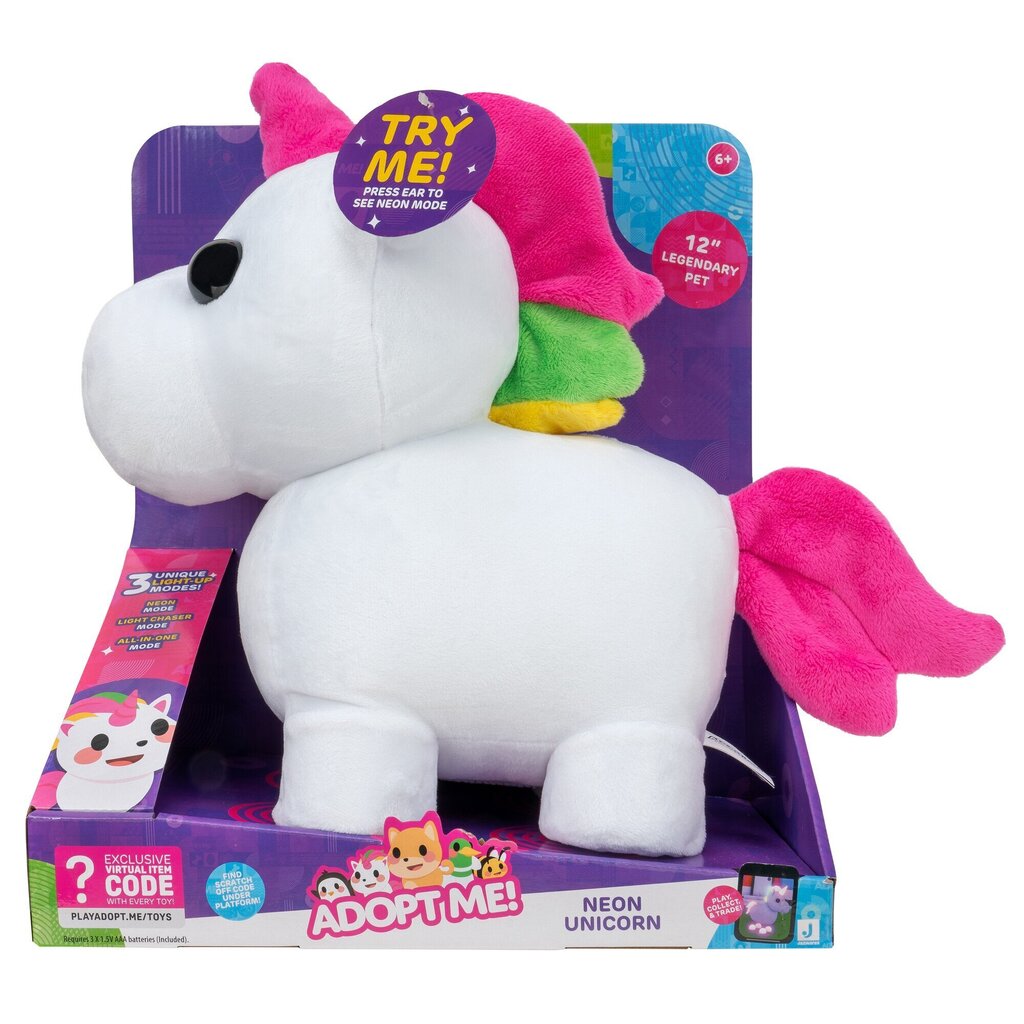 Helendav pehme ükssarvik Jazwares Adopt Me, 30 cm цена | kaup24.ee