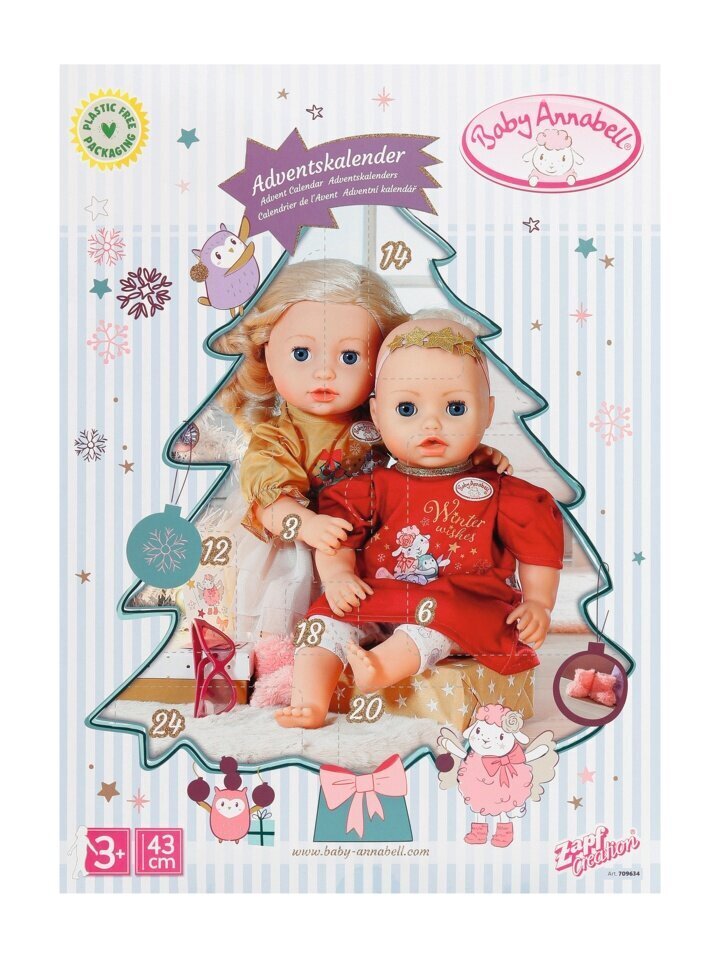 Advendikalender Baby Annabell hind ja info | Tüdrukute mänguasjad | kaup24.ee