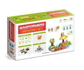 Магнитный конструктор MAGFORMERS, Строительный мастер, 162 дет. цена и информация | Конструкторы и кубики | kaup24.ee