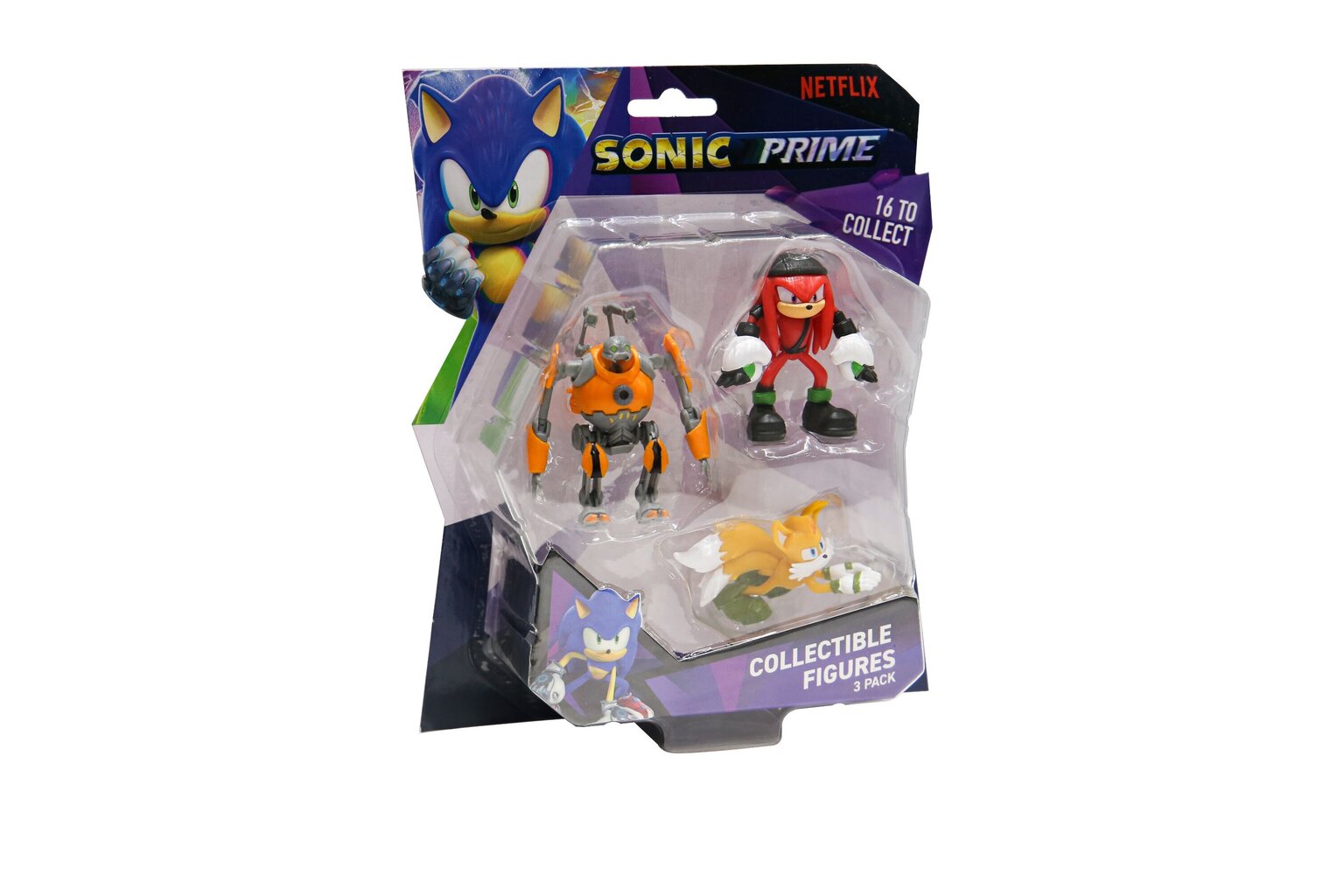 Figuuride komplekt Sonic, 3 tk, 6,5 cm hind ja info | Poiste mänguasjad | kaup24.ee