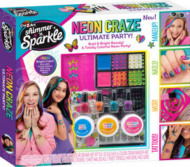 Kosmeetikakomplekt CraZArt Shimmer N Sparkle, 1 tk hind ja info | Laste ja ema kosmeetika | kaup24.ee