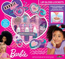 Meigikomplekt tüdrukutele Barbie Sparkling Sweet Heart Lip Gloss Lockets, 1 tk hind ja info | Laste ja ema kosmeetika | kaup24.ee