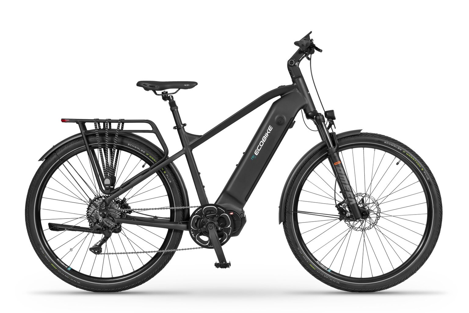 Elektrijalgratas Ecobike MX 500 21", 17.5Ah, tumehall цена и информация | Elektrirattad | kaup24.ee