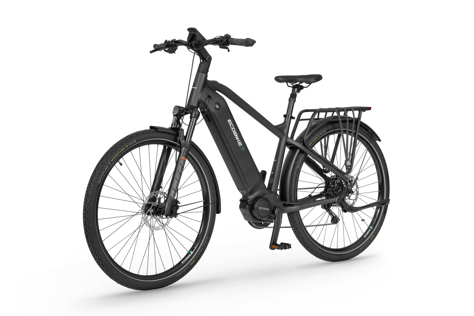Elektrijalgratas Ecobike MX 500 21", 14,5Ah Greenway, tumehall hind ja info | Elektrirattad | kaup24.ee