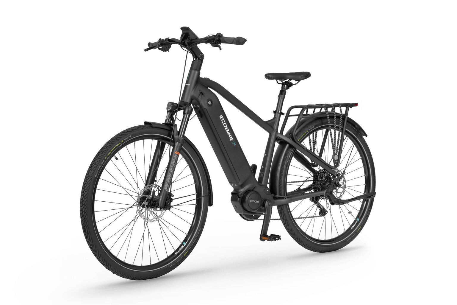 Elektrijalgratas Ecobike MX 500 21", 14,5Ah Greenway, tumehall цена и информация | Elektrirattad | kaup24.ee