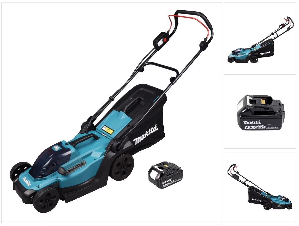 Akumuruniiduk Makita DLM 330 G1 18 V, akuga 6,0 Ah, ilma laadijata цена и информация | Muruniidukid | kaup24.ee