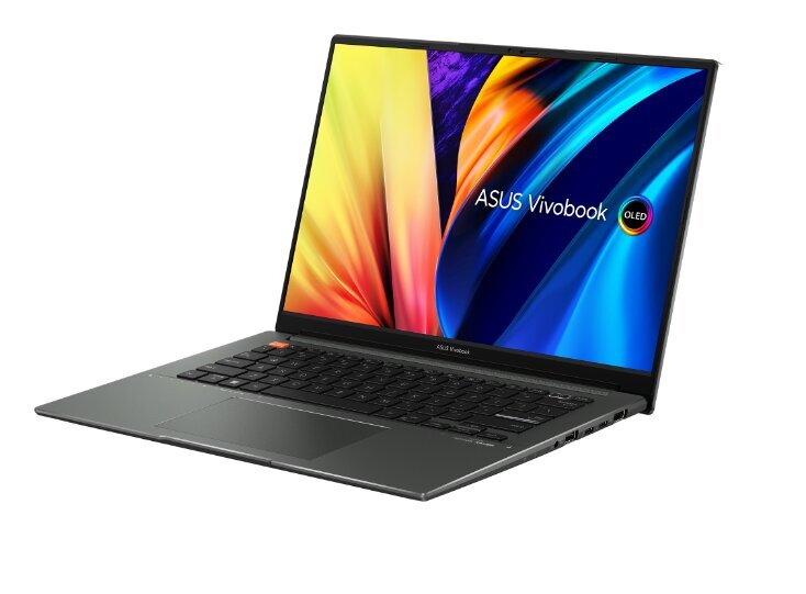 Asus Vivobook S 14X 14.5 2.8K OLED i7-12700H 12GB 512GB W11 ALU Intel EVO 70Wh Backlit Midnight Black Renew hind ja info | Sülearvutid | kaup24.ee