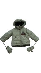 Mariquita talvejope poistele, khaki цена и информация | Куртки для мальчиков | kaup24.ee