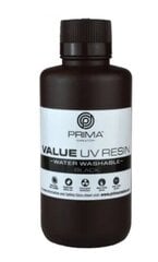 PrimaCreator Value Veega pestav resiin 3D printerile 500ml, must цена и информация | Аксессуары для принтера | kaup24.ee