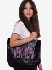 Большая женская сумка из ткани Shelovet черного цвета цена и информация | Женские сумки | kaup24.ee