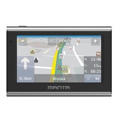 Navigatsioonisüsteem MANTA GPS 470 4.3" цена и информация | GPS навигаторы | kaup24.ee