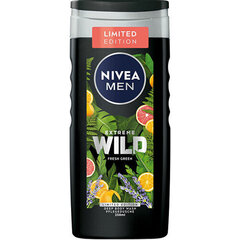 Гель для душа для тела и волос Nivea Men Extreme Wild Fresh Green, 500 мл цена и информация | Масла, гели для душа | kaup24.ee