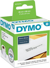 Dymo Roll of Labels Dymo 99010 28 x 89 mm LabelWriter™ White Black (6 Units) hind ja info | Printeritarvikud | kaup24.ee