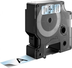Lamineeritud teip etiketimasinatele Dymo D1 45800 LabelManager™ Must Läbipaistev 19 mm (5 tk.) hind ja info | Printeritarvikud | kaup24.ee