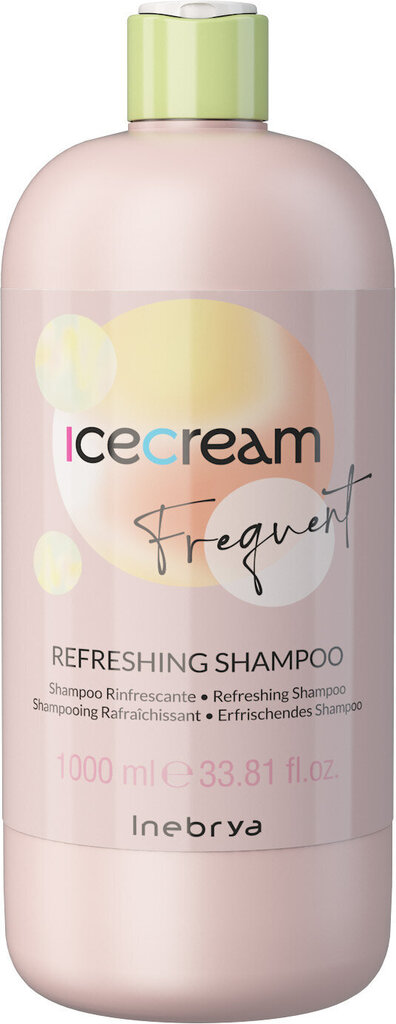 Ice Cream Frequent värskendav šampoon piparmündiga, 1000 ml hind ja info | Šampoonid | kaup24.ee
