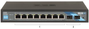 Basic switch poe bcs-b-sp08g-2sfp 8 pordiline sfp bcs basic hind ja info | Lülitid (Switch) | kaup24.ee