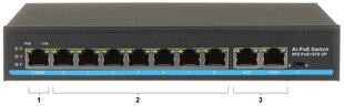 Atte switch poe gtx-a1-10-82g 10-82 8 porti hind ja info | Lülitid (Switch) | kaup24.ee