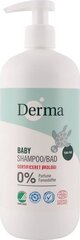 Шампунь и ополаскиватель для детей Derma Eco Baby Shampoo/Bath, 500мл цена и информация | Косметика для мам и детей | kaup24.ee