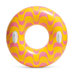 Оранжевый зигзагообразный круг для плавания, 91 см, Intex цена и информация | Надувные и пляжные товары | kaup24.ee