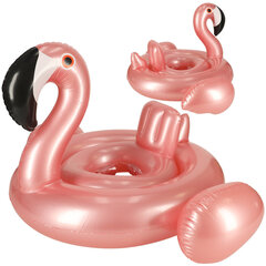 Täispuhutav parv flamingo lastele, 83 cm x 72 cm x 54 cm цена и информация | Надувные и пляжные товары | kaup24.ee