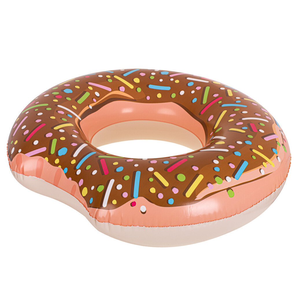Ujumisratas Donut, 107 cm, pruun hind ja info | Täispuhutavad veemänguasjad ja ujumistarbed | kaup24.ee