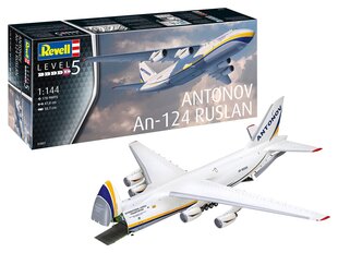 Revell - Antonov AN-124 Ruslan, 1/144, 03807 hind ja info | Liimitavad mudelid | kaup24.ee