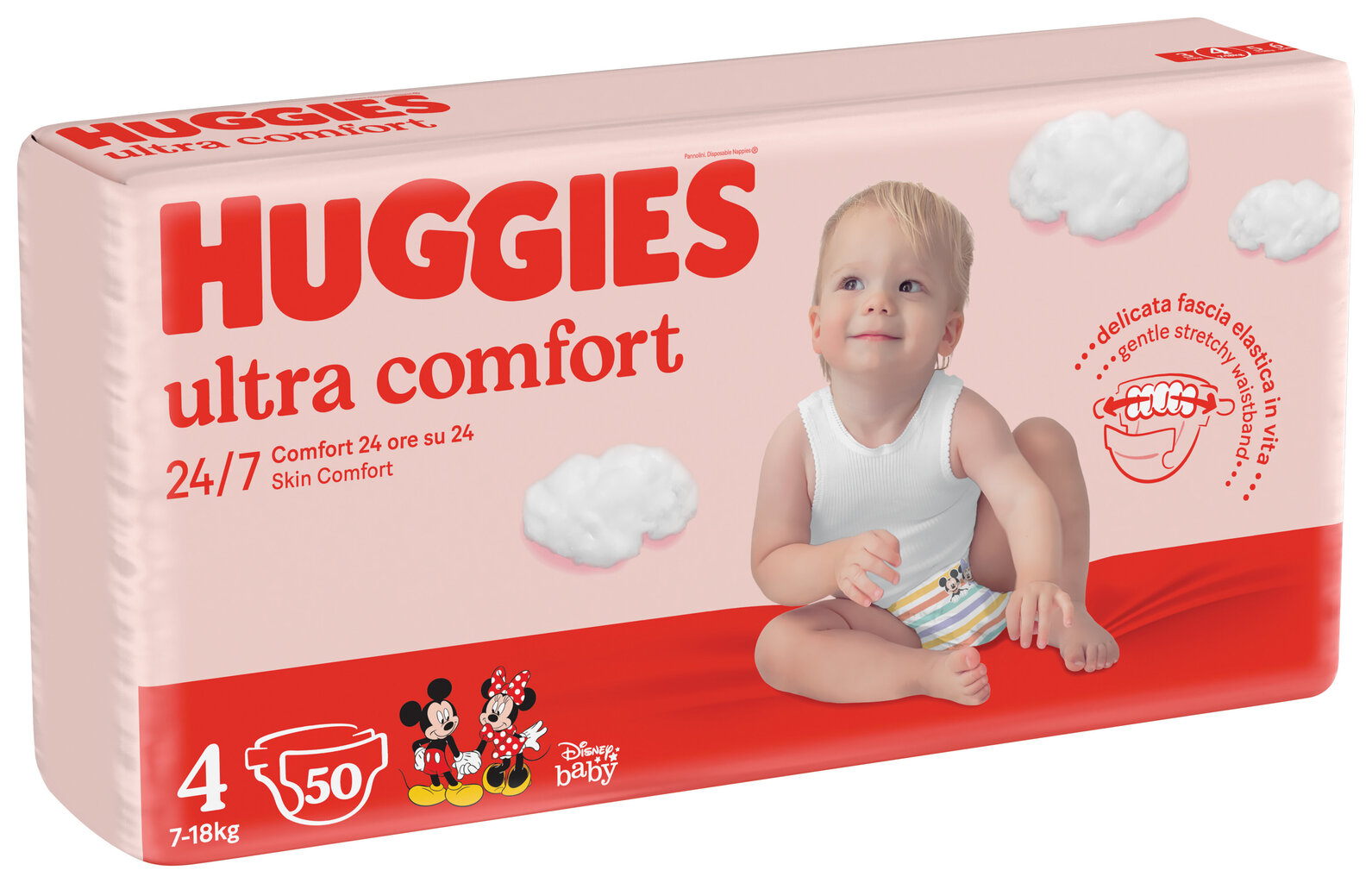 Mähkmed Huggies Ultra Comfort, 4(7-18 kg), 50 tk hind ja info | Mähkmed | kaup24.ee