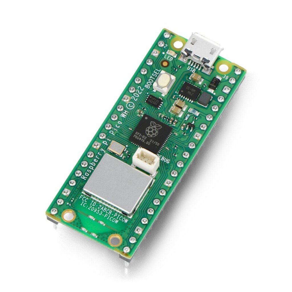 Raspberry Pi Pico WH RP2040 цена и информация | Robootika, konstruktorid ja tarvikud | kaup24.ee