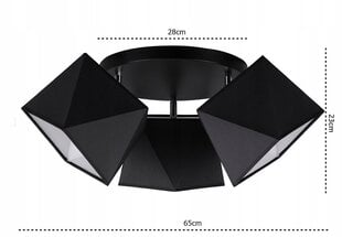 Потолочный светильник Led-lux, черный цена и информация | Потолочные светильники | kaup24.ee