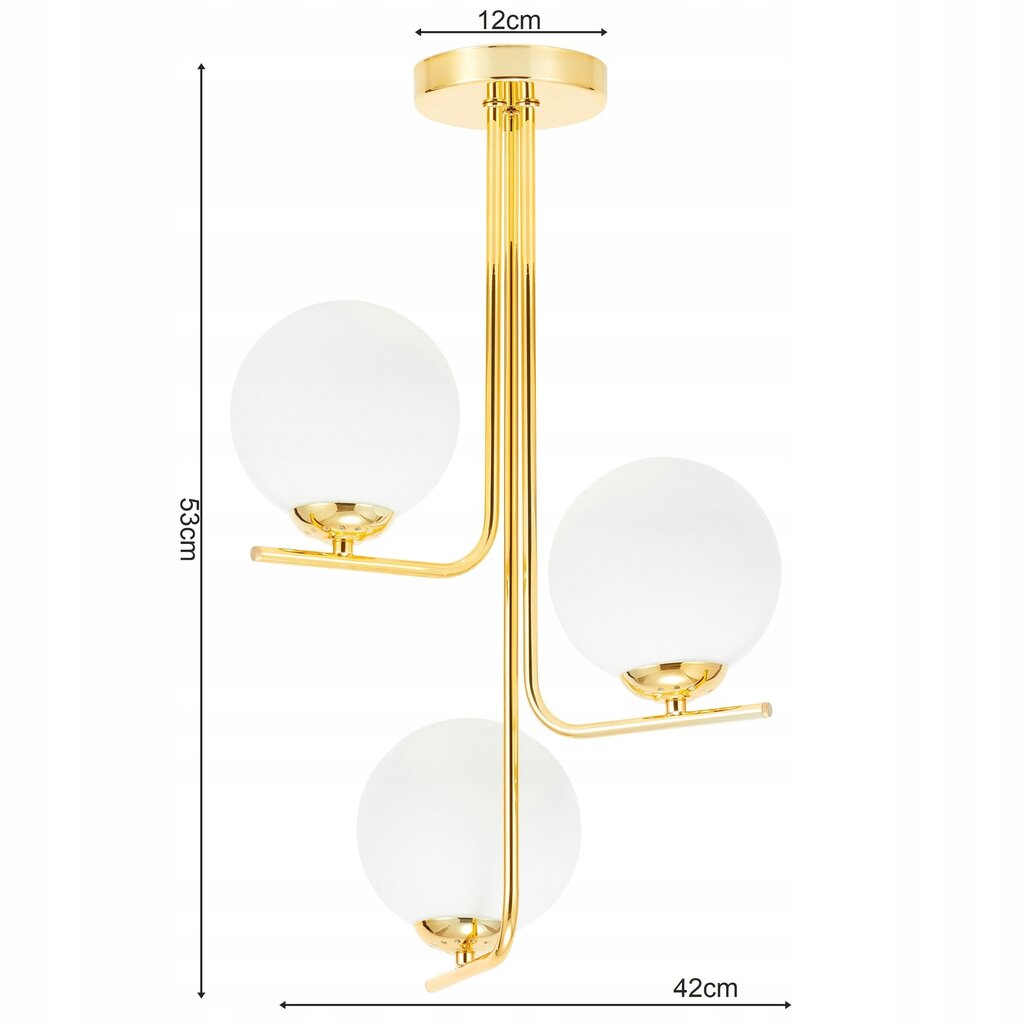 Led-lux laelamp, kuldne hind ja info | Laelambid | kaup24.ee