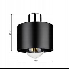 Led-lux настенный светильник, черный + хром цена и информация | Настенный светильник Конусы | kaup24.ee