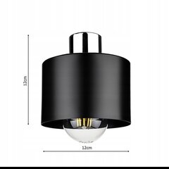 Led-lux seinavalgusti, must + kroom hind ja info | Seinavalgustid | kaup24.ee