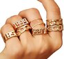 Naiste sõrmused, 8tk hind ja info | Sõrmused | kaup24.ee