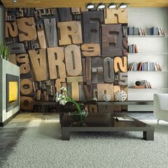 Fototapeet - Wooden letters цена и информация | Фотообои | kaup24.ee