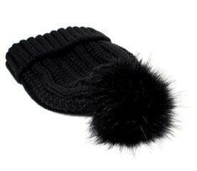 Зимняя женская шапка FD65, черная цена и информация | Женские шапки | kaup24.ee