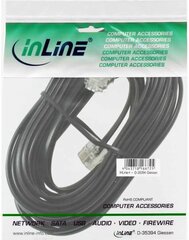 InLine, RJ11, 6 m hind ja info | Kaablid ja juhtmed | kaup24.ee