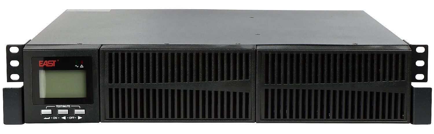 East ups toiteplokk at-ups1000rt/2-rack 1000 va east цена и информация | Puhvertoiteallikad (UPS) | kaup24.ee