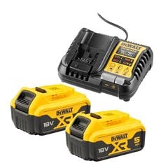 Зарядное устройство с батареями Dewalt DCB1104P2-QW, 12/18 В цена и информация | Механические инструменты | kaup24.ee