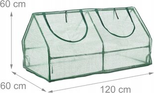 Minikasvuhoone 62 x 60 x 120 cm hind ja info | Kasvuhooned | kaup24.ee