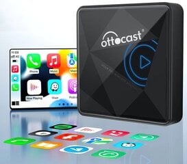 Ottocast U2Air Pro juhtmeta Apple CarPlay цена и информация | FM модуляторы, FM трансмиттер | kaup24.ee