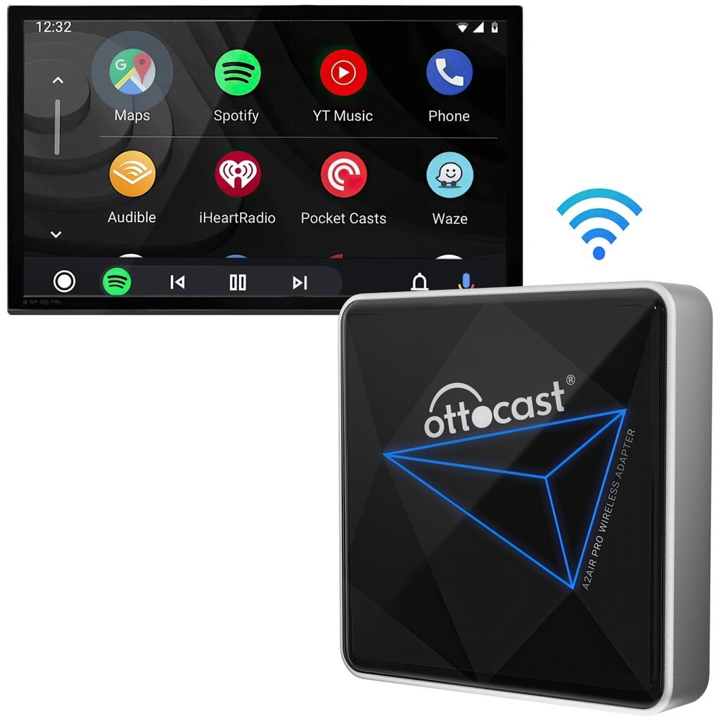 Ottocast A2Air Pro juhtmeta Android Auto hind ja info | FM modulaatorid, FM trasmitterid | kaup24.ee