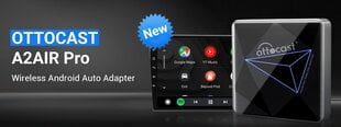 Ottocast A2Air Pro juhtmeta Android Auto hind ja info | FM modulaatorid, FM trasmitterid | kaup24.ee