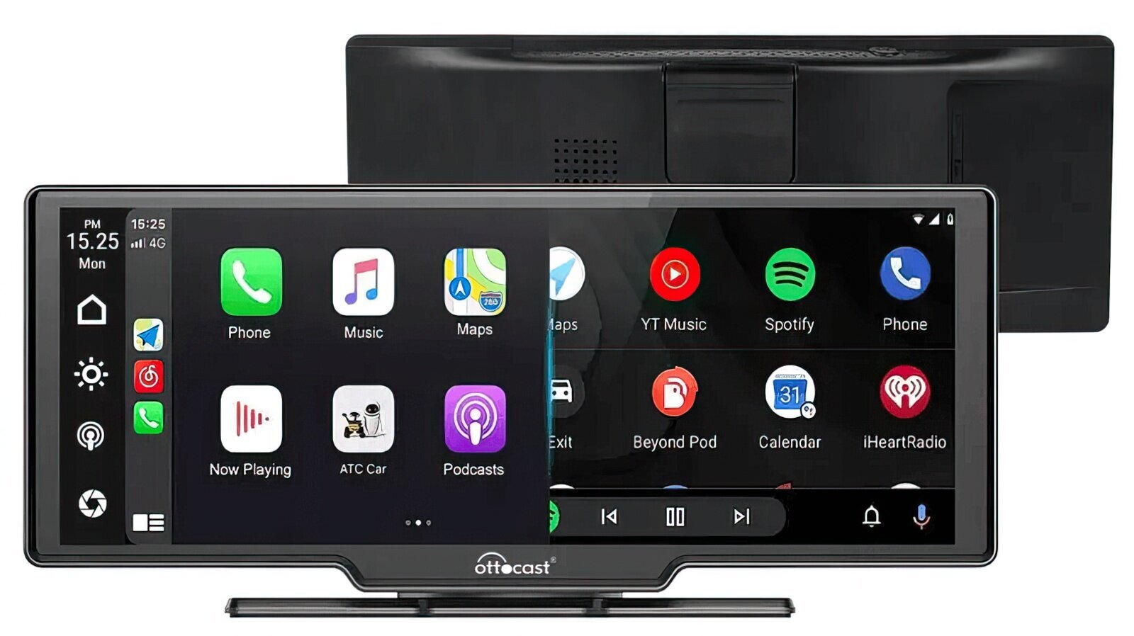 Ottocast kaasaskantav autoekraan 10" Apple Carplay Android Auto hind ja info | FM modulaatorid, FM trasmitterid | kaup24.ee