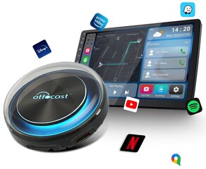 Беспроводной адаптер Ottocast PICASOU 2 Apple CarPlay Android Auto SIM-карта SD цена и информация | FM модуляторы, FM трансмиттер | kaup24.ee