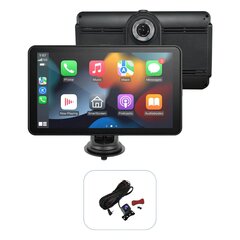 Ottocast kaasaskantav autoekraan 7" kaamera 2K Apple Carplay Android Auto цена и информация | FM модуляторы, FM трансмиттер | kaup24.ee